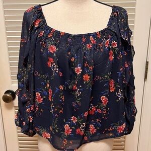 28. Love & Piece Boho Cropped Top in Floral
